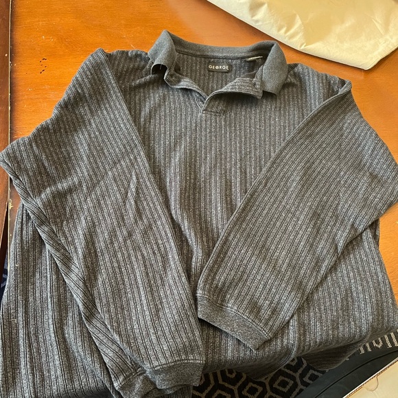 George sweater grey size large - Picture 2 of 4